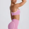 Soft Active Sport-BH mit Herzausschnitt in Altrosa