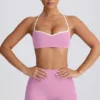 Soft Active Sport-BH mit Herzausschnitt in Altrosa