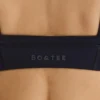 Soft Active Sport-BH mit Kontrastpaspel in Schwarz