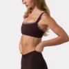 Soft Active Sport-BH mit Nahtdetails in Espresso Soft Active Sport-BH mit Nahtdetails in Espresso
