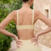 Soft Active Sport-BH mit Nahtdetails in Lemon Soft Active Sport-BH mit Nahtdetails in Lemon