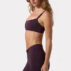 Soft Active Sport-BH mit Nahtdetails in Pflaume Soft Active Sport-BH mit Nahtdetails in Pflaume