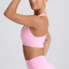 Soft Active Sport-BH mit V-Ausschnitt in Baby Pink Soft Active Sport-BH mit V-Ausschnitt in Baby Pink