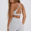 Soft Active Sport-BH mit V-Ausschnitt in Grau Soft Active Sport-BH mit V-Ausschnitt in Grau