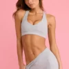 Soft Active Sport-BH mit V-Ausschnitt in Grau Soft Active Sport-BH mit V-Ausschnitt in Grau