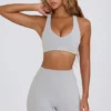 Soft Active Sport-BH mit V-Ausschnitt in Grau Soft Active Sport-BH mit V-Ausschnitt in Grau