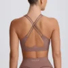 Soft Active Sport-BH mit V-Ausschnitt in Mocha Soft Active Sport-BH mit V-Ausschnitt in Mocha