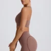Soft Active Sport-BH mit V-Ausschnitt in Mocha Soft Active Sport-BH mit V-Ausschnitt in Mocha