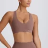 Soft Active Sport-BH mit V-Ausschnitt in Mocha Soft Active Sport-BH mit V-Ausschnitt in Mocha