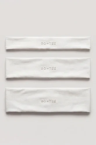 Soft Active Stirnband 3er-Pack in Milch