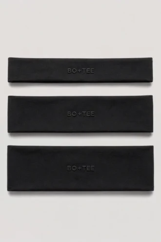 Soft Active Stirnband 3er-Pack in Schwarz