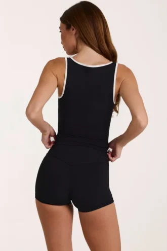 Soft Active Tanktop in Schwarz