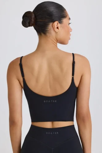 Soft Active Tanktop in Schwarz