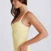 Soft Active Tanktop mit gekreuztem Rücken in Lemon Soft Active Tanktop mit gekreuztem Rücken in Lemon