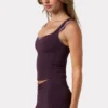 Soft Active Tanktop mit Herzausschnitt in Pflaume Soft Active Tanktop mit Herzausschnitt in Pflaume