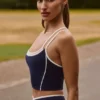 Soft Active Tanktop mit Lagenlook in Classic Navy Soft Active Tanktop mit Lagenlook in Classic Navy