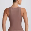 Soft Active Tanktop mit V-Ausschnitt in Mokka Soft Active Tanktop mit V-Ausschnitt in Mokka