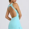 Soft Active Tennis-Kleid mit offenem Rücken in Aqua Soft Active Tennis-Kleid mit offenem Rücken in Aqua