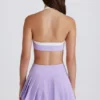 Soft Active Tennisrock mit Plissee und niedriger Taille in Lila Soft Active Tennisrock mit Plissee und niedriger Taille in Lila