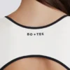 Soft Active Unitard mit offenem Rücken in Elfenbein