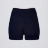 Soft Active Wrapover Contrast Mini-Shorts in Classic Navy