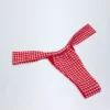 Solsona Bikinihosen mit Rüschen in Rot-Gingham Solsona Bikinihosen mit Rüschen in Rot-Gingham