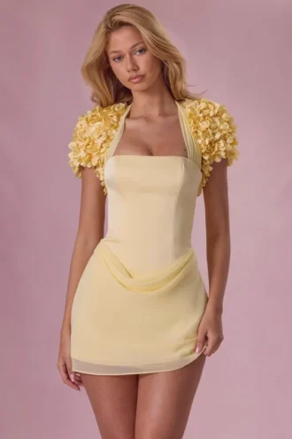 Soretta Kurzer Bolero  in Buttergelb