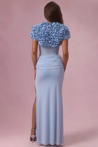 Soretta Kurzer Bolero  in Puderblau