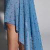 Soustons verzierter Rock mit Handkerchief-Saum in Smokey Blue Soustons verzierter Rock mit Handkerchief-Saum in Smokey Blue