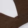 Sport-BH aus gebürstetem Jersey mit V-Ausschnitt in Pecan-Melange Sport-BH aus gebürstetem Jersey mit V-Ausschnitt in Pecan-Melange