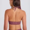 Sport-BH mit Rundhalsausschnitt und Neckholder in Acai Sport-BH mit Rundhalsausschnitt und Neckholder in Acai