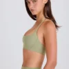 Sport-BH mit U-Ausschnitt und Neckholder in Matcha Sport-BH mit U-Ausschnitt und Neckholder in Matcha