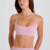 Sport-BH mit U-Ausschnitt und Neckholder in Mauve Sport-BH mit U-Ausschnitt und Neckholder in Mauve