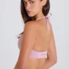 Sport-BH mit U-Ausschnitt und Neckholder in Mauve Sport-BH mit U-Ausschnitt und Neckholder in Mauve