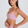 Sport-BH mit U-Ausschnitt und Neckholder in Mauve Sport-BH mit U-Ausschnitt und Neckholder in Mauve