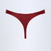 St. Barts Bikini-Bikinihose mit Metallverzierung in Dark Cherry St. Barts Bikini-Bikinihose mit Metallverzierung in Dark Cherry