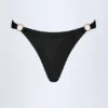 St. Barts Bikinihosen mit Metallverzierung in Schwarz St. Barts Bikinihosen mit Metallverzierung in Schwarz