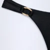 St. Barts Bikinihosen mit Metallverzierung in Schwarz St. Barts Bikinihosen mit Metallverzierung in Schwarz
