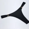 St. Barts Bikinihosen mit Metallverzierung in Schwarz St. Barts Bikinihosen mit Metallverzierung in Schwarz