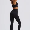 Super Sculpt nahtlose High-Waist-Leggings in Schwarz Super Sculpt nahtlose High-Waist-Leggings in Schwarz
