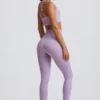 Super Sculpt nahtlose High-Waist-Leggings in Soft Lilac Super Sculpt nahtlose High-Waist-Leggings in Soft Lilac