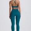 Super Sculpt nahtlose Leggings in Teal Super Sculpt nahtlose Leggings in Teal