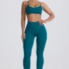 Super Sculpt nahtlose Leggings in Teal Super Sculpt nahtlose Leggings in Teal