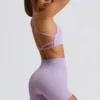 Super Sculpt nahtlose Mini-Shorts in Soft Lilac Super Sculpt nahtlose Mini-Shorts in Soft Lilac