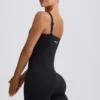 Super Sculpt nahtloser Ganzkörperanzug in Schwarz Super Sculpt nahtloser Ganzkörperanzug in Schwarz