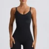 Super Sculpt nahtloser Ganzkörperanzug in Schwarz Super Sculpt nahtloser Ganzkörperanzug in Schwarz