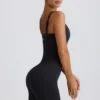 Super Sculpt nahtloser Ganzkörperanzug in Schwarz Super Sculpt nahtloser Ganzkörperanzug in Schwarz