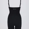 Super Sculpt nahtloser Ganzkörperanzug in Schwarz Super Sculpt nahtloser Ganzkörperanzug in Schwarz
