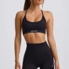 Super Sculpt nahtloser rückenfreier Sport-BH in Schwarz Super Sculpt nahtloser rückenfreier Sport-BH in Schwarz
