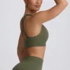 Super Sculpt nahtloser Sport-BH mit gekreuztem Rücken in Hellgrün Super Sculpt nahtloser Sport-BH mit gekreuztem Rücken in Hellgrün